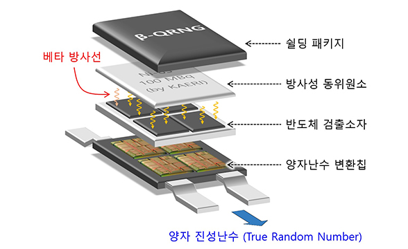 베타 양자 난수 발생기 완성품 구조