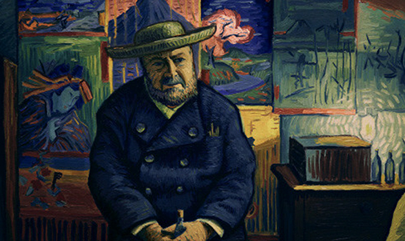 러빙 빈센트에는 고흐의 작품 130여 점이 등장한다. 탕기영감의 초상(Portrait of Pere Tanguy)(ⒸLoving Vincent)