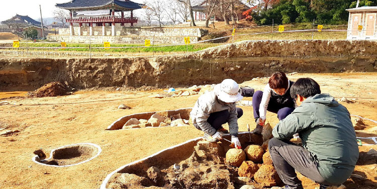 무장현 비격진천뢰 발굴 현장